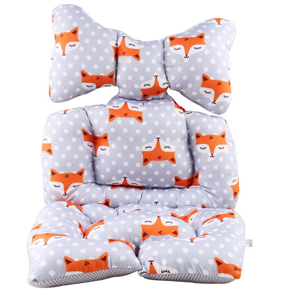 ZIBUYU Baby Stroller Seat Cushion Pushchair Seat Liner 3D Air Mesh Pram Soft Baby Stroller Cushion Pad Cartoon Print Stroller Accessories for Baby (Universal Fit) - Multi ZIBUYU Baby Stroller Seat Cushion Pushchair Seat Liner 3D Air Mesh Pram Soft Baby Stroller Cushion Pad Cartoon Print Stroller Accessories for Baby (Universal Fit) - Multi